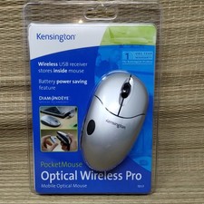 Kensington PocketMouse Pro Wireless Compact Travel USB Mouse - PC/Mac Sealed New picture