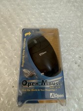 AOpen W-23B Open Mouse 3-Button Scroll Wheel PS/2 - New Sealed Vintage picture