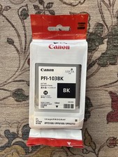 Canon PFI-103BK Black Ink Cartridges Tank Genuine Expired New / Sealed.  Exp. picture