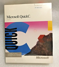 1990 Microsoft Quick C Compiler 3 1/2 Disc version For IBM PC's and Compatibles picture