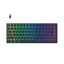HKMS93 Mechanical Gaming Keyboard Compact 75% HotSwappable Blue Switch Black picture