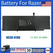 RC30-0196 RZ09-0196 53.6WH Battery for Razer Blade Stealth 2016 2017 3ICP4/92/80 picture