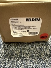 Belden AX104564 KeyConnect Shielded Patch Panel, 48-Port, 2U, Empty, Titanium picture