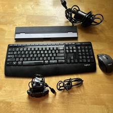 Bundle- Logitech Wireless Mouse Keyboard Webcam J5 Create Docking Station picture