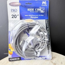 Belkin F2A046-20 20Ft. IEEE 1284 DB25M/Centronics 36M Parallel Printer Cable NEW picture