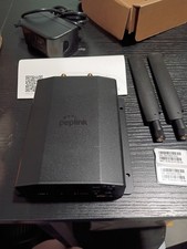 Peplink Max BR1 Mini LTEA-w-t Box damaged cellular router and antennas see photo picture