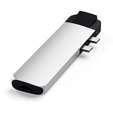 SILVER - SATECHI TYPE-C PRO HUB ADAPTER WITH ETHERNET picture