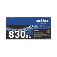 Brother TN830XL Genuine OEM Black High Yield Toner Cartridge, 3000 Pages picture