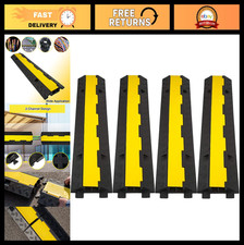 2 Channel Cable Ramp 4 Pack - 11000lbs Capacity Floor Protector for Cords & Hose picture