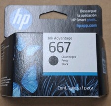 HP Genuine 667 black ink cartridge ( 3YM79AL).  June 2026 picture