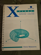 Vintage NOS Apple Macintosh Book: Xplore Version 4.0 David Meredith NEW picture