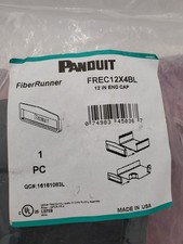 PANDUIT Fiber Runner (FREC12X4BL) 12'X4'  END CAP CONNECTOR FITTING # 16161083L picture