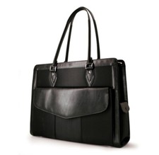 Mobile Edge Large Geneva Special Edition Woman Briefcase 17.3 Laptop Tote Black picture