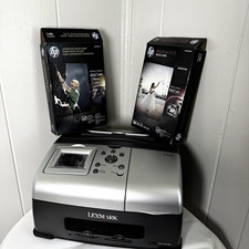 Lexmark P315 Photo Printer + 2 HP Photo Paper Boxes 100 Sheets Each picture