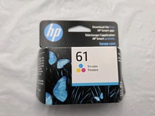 NEW Genuine HP 61 Tri-Color Ink Cartridge CH562WN Factory Sealed 8/2025 picture