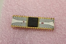 Vintage AMI Gold/Grey Trace CPU Chip Processor (B) picture