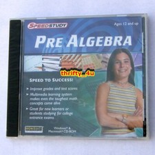 Selectsoft Publishing CD-ROM Speed Study Pre Algebra Math, PC & Mac, NIP SEALED picture