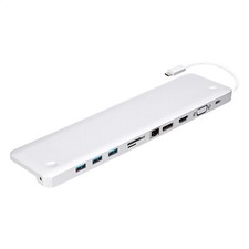 Amazon Basics Aluminum Type-C Docking with DisplayPort, HDMI, VGA, PD-100W picture