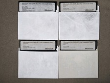 1983 Microsoft MS-DOS 6.2 OS Plus Enhanced Tools 5.25