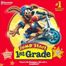 JumpStart 1st Grade Ages 5-7 Knowledge Adventure Jump Start New Sealed picture
