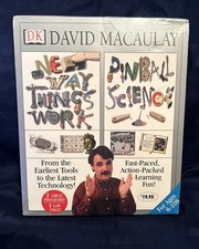 David Macaulay New Way Things Work Pinball Science CD ROM Windows or Mac picture