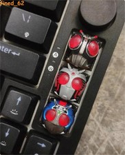 Handmade Kamen Rider Keycaps Masked Rider Keycaps for Mechanical Keyboard Gift picture