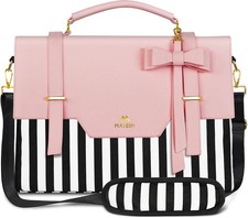 Cute Lightweight Laptop Bag for Women, 15.6 inch Slim Briefcase Sleeve Case, Pin picture