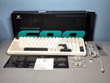 AULA F99 99 Key Wireless Dongle Bluetooth Wired Mechanical Keyboard White New picture