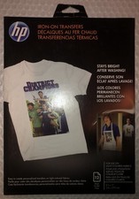 8 Pack lot- Of 12 HP Hewlett Packard Inkjet T-Shirt Transfer Iron On Sheets picture