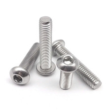 ISO7380 304 Stainless Steel Button Head Allen Screws M1.6-M8 3-100mm Bolts picture