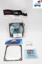 NEW Enermax 90mm Blue LED 3pin 12V PC Case Fan + UV Black  Anti-Vibration Pad picture