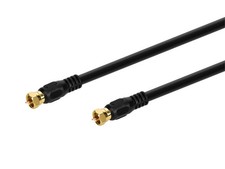 Monoprice 50ft RG6 (18AWG) 75Ohm, Quad Shield, CL2 Coaxial Cable - Black picture