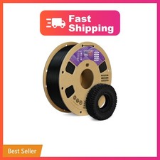 OVERTURE TPU 95A Flexible 3D Printer Filament 1.75mm, 1kg Black | High Elasti... picture