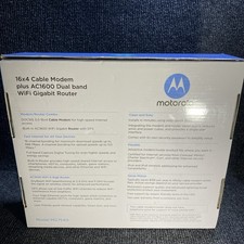 Motorola MG7540 Cable Modem-Router Combo AC1600 WiFi DOCSIS 3.0 Dual-Band 4 LAN picture