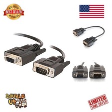 1FT DB9 M/F BLK EXTENSION CABLE - Male Female DB9 Extension Cable picture