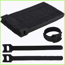 60 PCS 6 Inches Reusable Cable Ties, Adjustable Cord Straps Wire... picture