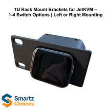 1U 19″ or 10″ Rack Mount for JetKVM – Modular Bracket for 1–4 Switches | L or R picture