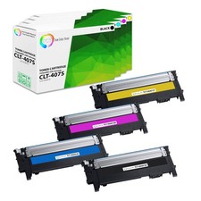 TCT 4PK CLT407S Color Toner Cartridge Set For Samsung CLP320 CLP325 CLX3180 picture