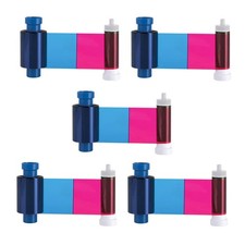 Bodno 5 x Magicard Pronto100 Printer MD100YMCKO Color Ribbon - YMCK0 -100 Prints picture