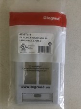Legrand Ortronics TracJack 4-Port Stainless Steel Faceplate OR-403STJ14 picture