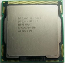 Intel Core i7-880 Quad Core 3.06GHz 8MB Socket LGA1156 95W SLBPS CPU Processor picture