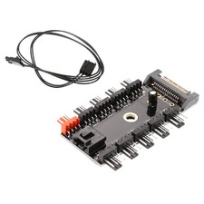 1 to 10 4PIN PWM Cooling Fans Speed Controller HUB SATA Power Socket Splitter picture