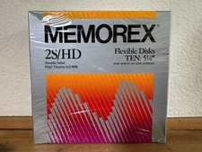 Memorex 2S/HD Flexible Floppy Disk 10 PACK Diskettes 5 1/4