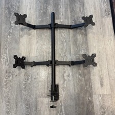 WALI Quad Monitor Desk Mount, 4 Monitor Stand Fits Heavy Duty Computer Screen up picture