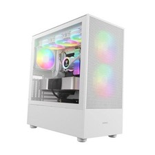 White E-ATX Mid Tower Gaming Computer PC Case w/Tempered TALOS M3 MESH WH picture