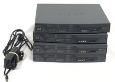 4 Cisco 881G Wireless Integrated Routers Power On AS-IS For Parts No Returns picture