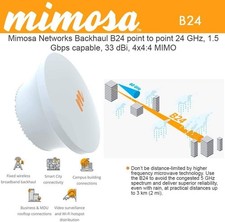Mimosa Backhaul B24 Point-to-Point 24 GHz, 1.5 Gbps Capable, 33 dBi, 4x4:4 MIM M picture