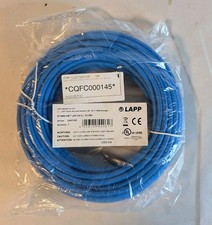 LAPP ETHERLINE LAN Cat.6A Patch Cord 15m 50ft Blue S/FTP Ethernet Cable 24441340 picture