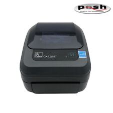 Zebra GX420d Direct Thermal Label Printer Serial USB Ethernet w/ Power Supply picture