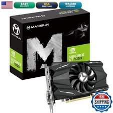 Maxsun GEFORCE GT 1030 4GB GDDR4 Video Display Graphics Card GPU Mini ITX picture
